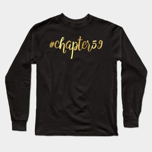 59th Birthday Gift Chapter 59 Hashtag Fifty Nine T-Shirt Long Sleeve T-Shirt